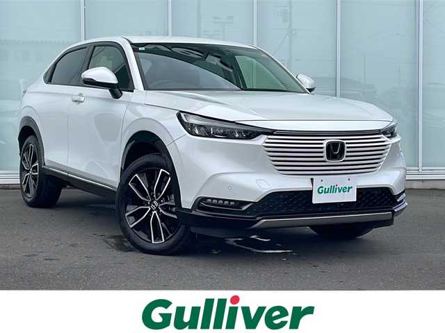 ホンダ ヴェゼル ハイブリッド e:HEV Z 神奈川県 2023(令5)年 3.6万km プラチナホワイトパール 純正メモリナビ　AppleCarPlay/フルセグTV/スペアキー/パドルシフト　/パーキングアシスト　　/レーダークルーズコントロール　/バックカメラ/電動リアゲート　/DN席シートヒーター/ダウンヒルアシストコントロール/ワイヤレス充電　/コーナーセンサー　/純正フロアマット/純正AW/ABS/レーンキープアシスト/横滑り防止装置/ETC2.0　/前後ドライブレコーダー　