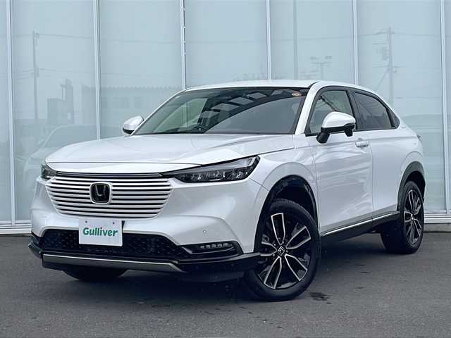 ホンダ ヴェゼル ハイブリッド e:HEV Z 神奈川県 2023(令5)年 3.6万km プラチナホワイトパール 純正メモリナビ　AppleCarPlay/フルセグTV/スペアキー/パドルシフト　/パーキングアシスト　　/レーダークルーズコントロール　/バックカメラ/電動リアゲート　/DN席シートヒーター/ダウンヒルアシストコントロール/ワイヤレス充電　/コーナーセンサー　/純正フロアマット/純正AW/ABS/レーンキープアシスト/横滑り防止装置/ETC2.0　/前後ドライブレコーダー　
