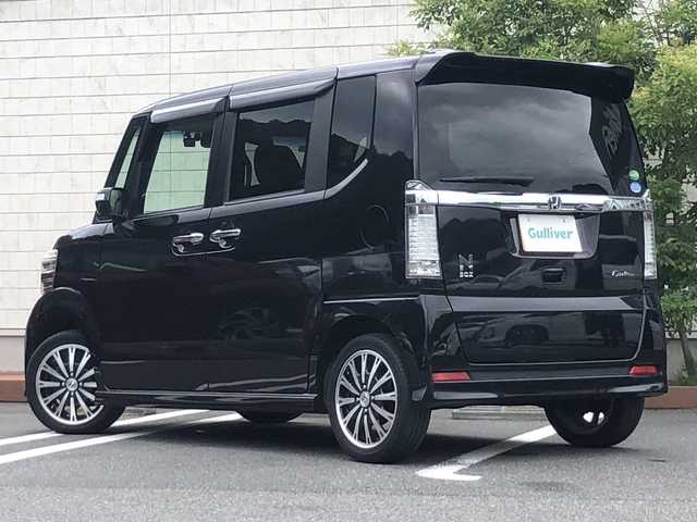 ホンダ Ｎ ＢＯＸ カスタム G ターボ Aパッケージ 愛媛県 2014(平26)年 8.6万km プレミアムゴールドパープルパール 純正８インチ大画面ナビ/フルセグTV Bluetooth DVD SD/両側パワースライドドア/シティブレーキアクティブシステム/ディスチャージヘッドライト〈HID〉/（ロービーム、オートレベリング/オートライトコントロール機構付）/パドルシフト/クルーズコントロール/サイド・カーテンエアバッグ/スマートキー/プッシュスタート/純正１５インチアルミ/ドライブレコーダー