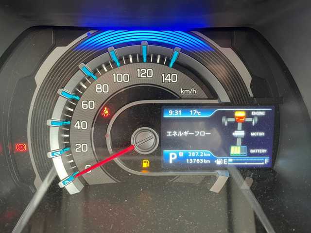 スズキ ハスラー HYBRID X 新潟県 2023(令5)年 1.4万km ブルーイッシュブラックパール3 衝突軽減/ディスプレイオーディオ/(AM/FM/BT/Car play)/バックカメラ/アイドリングストップ/追従クルーズコントロール/コーナーセンサー/シートヒーター/社外ドライブレコーダー/革巻きステアリング/ステアリングスイッチ/AUTOライト/LEDヘッドライト/フォグランプ/横滑り防止/プッシュスタート/スマートキー