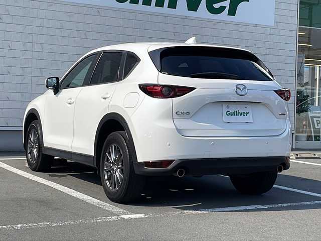 マツダ ＣＸ－５ 20S 静岡県 2021(令3)年 6.7万km スノーフレイクホワイトパールマイカ ワンオーナー/純正ディスプレイオーディオ/AM/FM/BT/３６０°カメラ/クルーズコントロール追従付き/ETC/コーナーセンサ―/レーンキープアシスト/プッシュスタート/スマートキー/純正１７インチアルミ