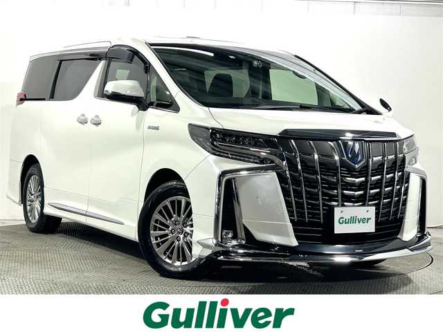 トヨタ アルファードハイブリット SR Cパッケージ 大阪府 2020(令2)年 2.9万km ホワイトパールクリスタルシャイン サンルーフ　黒革シート　モデリスタエアロ　後席モニター　純正ＤＡナビＴＶ　Ｂカメラ　パワーシート／ヒーター／エアコン　ハンドルヒーター　電動リアゲート　衝突軽減　レーダーＣ　クリアランスソナー