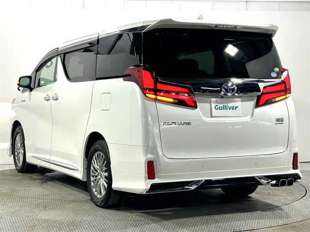 トヨタ アルファードハイブリット SR Cパッケージ 大阪府 2020(令2)年 2.9万km ホワイトパールクリスタルシャイン サンルーフ　黒革シート　モデリスタエアロ　後席モニター　純正ＤＡナビＴＶ　Ｂカメラ　パワーシート／ヒーター／エアコン　ハンドルヒーター　電動リアゲート　衝突軽減　レーダーＣ　クリアランスソナー