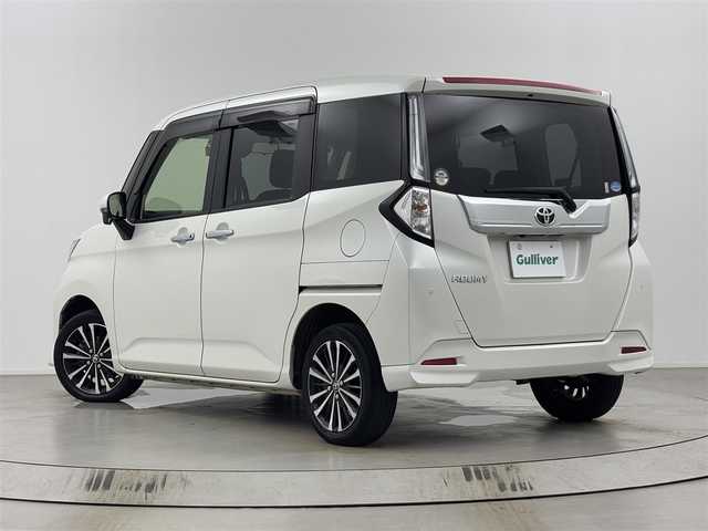 トヨタ ルーミー カスタムG－T 埼玉県 2020(令2)年 2.8万km パールホワイトⅢ 純正ナビ　NSZT-W68T/(Bluetooth/CD/DVD/AM/FM)/地デジフルセグ/全方位カメラ/前後ドライブレコーダー/ETC2.0/アダプティブクルーズコントロール/衝突軽減ブレーキ/クリアランスソナー/運転席・助手席シートヒーター/アイドリングストップ/スポーツモード/電子パーキングシステム/ブレーキホールド/プッシュスタート/ステアリングリモコン/両側パワースライドドア/ロールサンシェード/フロントフォグランプ/ウィンカーミラー/電動格納ミラー/純正フロアマット/純正ドアバイザー/純正15インチアルミホイール