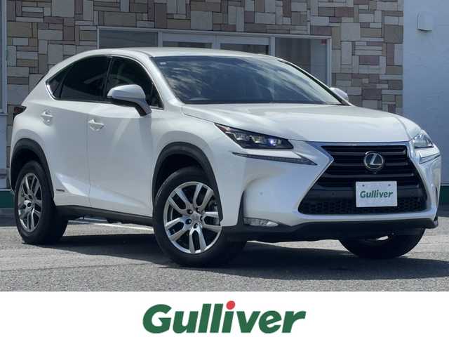 レクサス ＮＸ 300h Iパッケージ 徳島県 2017(平29)年 3万km ソニッククォーツ 純正ナビ/（ラジオ/DISC/USB/SD/フルセグ/BT/VTR/AUX）/バックカメラ/D/N席パワーシート/シートメモリ/ビルトインETC2.0/ステアリングヒーター/D/N席シートヒーター/パドルシフト/オートブレーキホールド/前後ドライブレコーダー/追従式クルーズコントロール/ブラインドスポットモニター/LEDヘッドライト/純正18インチアルミホイール/パワーバックドア