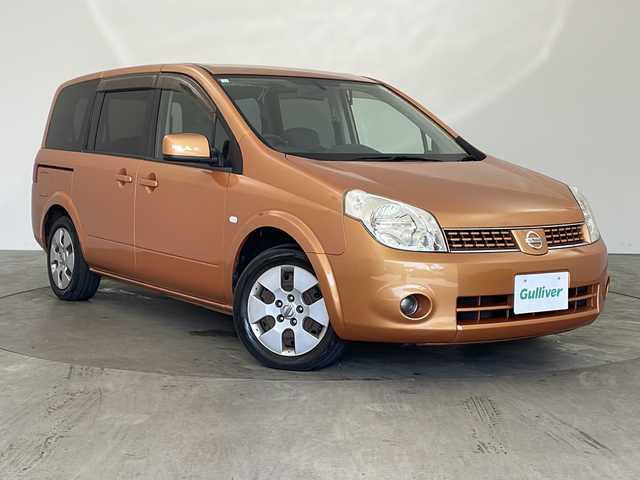 日産 ラフェスタ 20S 兵庫県 2005(平17)年 8.5万km ソレイユオレンジ ・AM/FM/CD/MD/・サンルーフ/・ETC/・ABS/・ハロゲンライト/・リモコンキー/・オートエアコン/・純正フロアマット/・ウォークスルー/・両側スライドドア/・電動格納ミラー/・サイドバイザー/・Wエアバッグ/・保証書/・取扱説明書