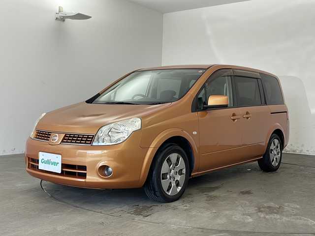 日産 ラフェスタ 20S 兵庫県 2005(平17)年 8.5万km ソレイユオレンジ ・AM/FM/CD/MD/・サンルーフ/・ETC/・ABS/・ハロゲンライト/・リモコンキー/・オートエアコン/・純正フロアマット/・ウォークスルー/・両側スライドドア/・電動格納ミラー/・サイドバイザー/・Wエアバッグ/・保証書/・取扱説明書