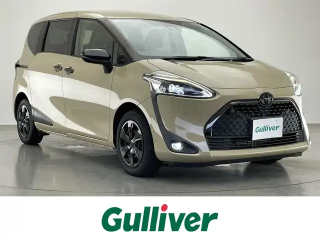 トヨタ シエンタ G グランパー 愛知県 2020(令2)年 1.9万km ベージュ 社外9インチナビ/トヨタセーフティセンス/後席モニター/両側パワースライドドア/ステアリングヒーター/シートヒーター/LEDオートライト/フォグランプ/バックカメラ/ETC/前後ドライブレコーダー/コーナーセンサー/フルセグTV/DVD/衝突被害軽減ブレーキ/カーテンエアバック/禁煙車