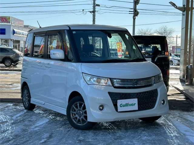 スズキ パレット ＳＷ XS 道東・釧路十勝 2011(平23)年 3.8万km パールホワイト 社外メモリーナビ/　　（フルセグTV/Bluetooth）/バックカメラ/片側パワースライドドア/フォグライト/ヘッドライトレベライザー/ウィンカーミラー/電動格納ミラー/ドライブレコーダー前後/純正フロアマット/ドアバイザー/記録簿 H26/28/29/30/R1/2/4/6/7/取扱説明書/保証書/ナビ取説/社外13インチアルミホイール/夏タイヤ積み込み/  　（165/65R14、4mm、純正AW）