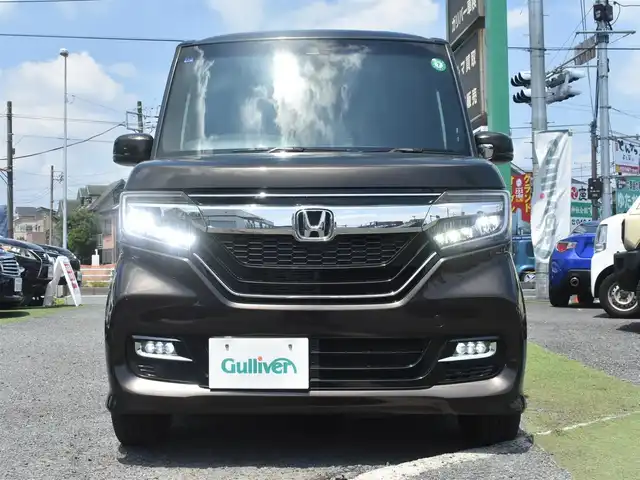 ホンダ Ｎ ＢＯＸ カスタム G L ターボ ホンダセンシング 神奈川県 2017(平29)年 3.1万km プレミアムグラマラスブロンズP ワンオーナー/両側パワースライドドア/純正メモリナビ/Bluetooth/地デジTV/バックカメラ/ETC/ラバーフロアマット/ドアバイザー/保証書/取説ナビ説/スペアスマートキー/記録簿（R2 4）