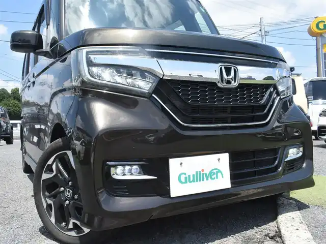 ホンダ Ｎ ＢＯＸ カスタム G L ターボ ホンダセンシング 神奈川県 2017(平29)年 3.1万km プレミアムグラマラスブロンズP ワンオーナー/両側パワースライドドア/純正メモリナビ/Bluetooth/地デジTV/バックカメラ/ETC/ラバーフロアマット/ドアバイザー/保証書/取説ナビ説/スペアスマートキー/記録簿（R2 4）