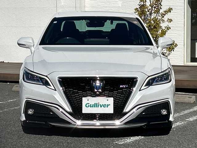 トヨタ クラウン ハイブリッド RS 千葉県 2021(令3)年 3.5万km プレシャスホワイトパール ＴＲＤエアロ　ＴＲＤプッシュボタン　ナビ　全方位カメラ　シートヒーター　ステアヒーター　パワーシート　ＰＣＳ　ＢＳＭ　ＲＣＴＡ　ＲＣＤ　ＨＵＤ　ＲＳＡ　ＥＴＣ　パーキングサポート　フルセグ　ＢＴ