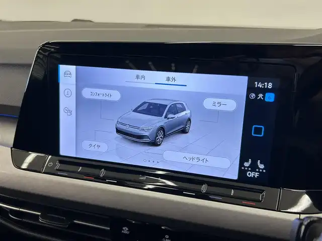 フォルクスワーゲン ＶＷ ゴルフ 岡山県 2024(令6)年 2.1万km グレー 純正メモリーナビ/Bカメラ/Apple Car Play/Android　auto/HUD/シートH/ステアリングH/ACC/BSM/フロントA/レーンチェンジA/ドライバー疲労検知システム/LEDライト/Aライト/AHB/Pシフト/ワイヤレス充電/アンビエントライト/ETC2.0/前後ドラレコ/社外レーダー