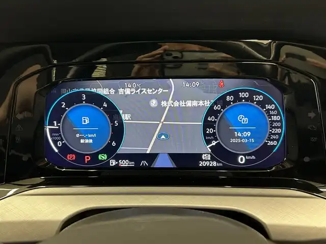 フォルクスワーゲン ＶＷ ゴルフ 岡山県 2024(令6)年 2.1万km グレー 純正メモリーナビ/Bカメラ/Apple Car Play/Android　auto/HUD/シートH/ステアリングH/ACC/BSM/フロントA/レーンチェンジA/ドライバー疲労検知システム/LEDライト/Aライト/AHB/Pシフト/ワイヤレス充電/アンビエントライト/ETC2.0/前後ドラレコ/社外レーダー