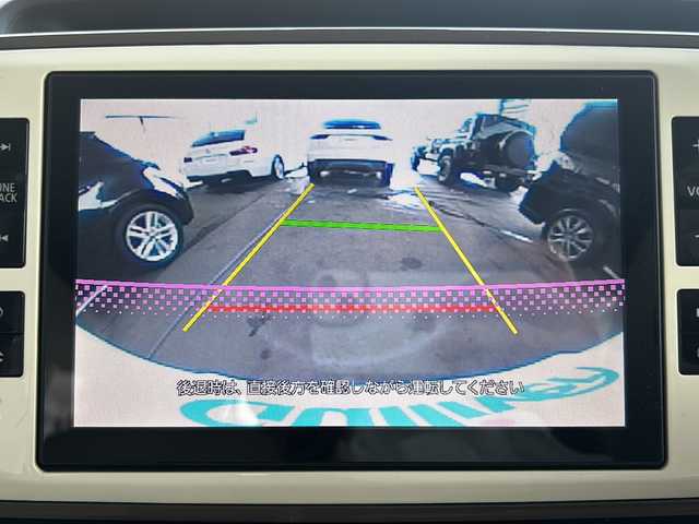 ダイハツ ムーヴ キャンバス G メイクアッフ SA Ⅱ 岐阜県 2017(平29)年 5万km パールホワイトⅢ/ナチュラルベージュマイカメタリック 2トーン /ディーラー8インチワイドSDナビ/(Bluetooth/フルセグTV/DVD/HDMI)//バックカメラ//ドラレコ前//コーナーセンサー//スマートアシストII/(衝突軽減/誤発進抑制前後/先行車発進告知/車線逸脱告知)//両側パワスラ//アイドリングストップ//ビルトインETC//ステアリングオーディオスイッチ//プッシュスタート//スマートキー/(スペアキー×1)//取説//保証書