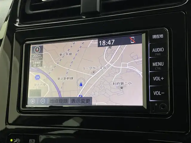 トヨタ プリウス S 宮城県 2019(令1)年 8.1万km シルバーM 純正ナビ　/バックモニター　/ＥＴＣ　/ドライブレコーダー　/アダプティブクルーズコントロール　/ウィンドシールドデアイサー /プリクラッシュセーフティ /レーンディパーチャーアラート /オートハイビーム /LEDヘッドランプ/オートライト/ワンセグTV/Bluetoothオーディオ/スマートキー/禁煙車