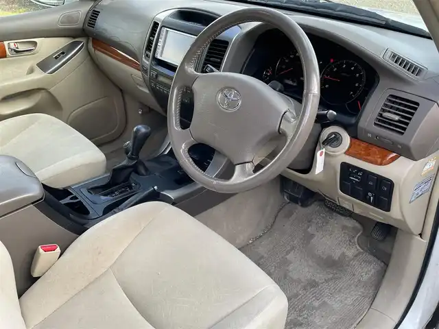 トヨタ ランドクルーザー プラド TX－LTD 福島県 2004(平16)年 17.4万km ホワイトパールクリスタルシャイン サンルーフ/純正ナビ/バックカメラ/Egスターター/リモコンキー/純正AW付サマータイヤ車載