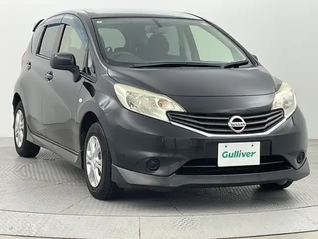 日産 ノート X FOUR 新潟県 2014(平26)年 6.8万km スーパーブラック 4WD/社外ナビ/　　フルセグ/CD/DVD/SD/スマートキー/電格ミラー/ETC