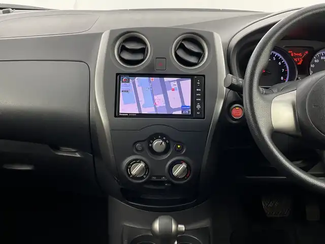 日産 ノート X FOUR 新潟県 2014(平26)年 6.8万km スーパーブラック 4WD/社外ナビ/　　フルセグ/CD/DVD/SD/スマートキー/電格ミラー/ETC