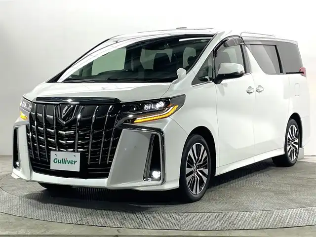 トヨタ アルファード S Cパッケージ 大阪府 2020(令2)年 3.2万km ホワイトパールクリスタルシャイン サンルーフ 黒革 純正ナビTV 後席モニター 三眼LED シーケンシャル パワーシート/ヒーター/エアコン ハンドルヒーター 電動リアゲート レーダーC 衝突軽減ブレーキ レーンアシスト 前後ドライブレコーダー ETC
