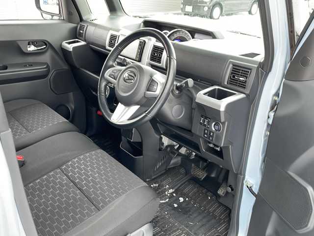 ダイハツ ウェイク G ターボ　レジャーエディション SA Ⅲ 道北・旭川 2018(平30)年 4.9万km ミストブルーマイカメタリック /社外ナビ/CD/DVD/BT/フルセグ/USB/SD/MSV//バックカメラ//両側パワースライドドア//禁煙車//ETC//ドライブレコーダー//スマートアシスト3//衝突軽減ブレーキ//オートライト//オートハイビーム//車線逸脱警報機能//誤発信抑制装置//衝突警報機能（対車両・対歩行者）//先行車発進お知らせ機能//コーナーセンサー//LEDヘッドライト//シートヒーター//フォグランプ//革巻きステアリング//ステアリングスイッチ//スペアキー//フロアマット//ドアバイザー//保証書//取扱説明書