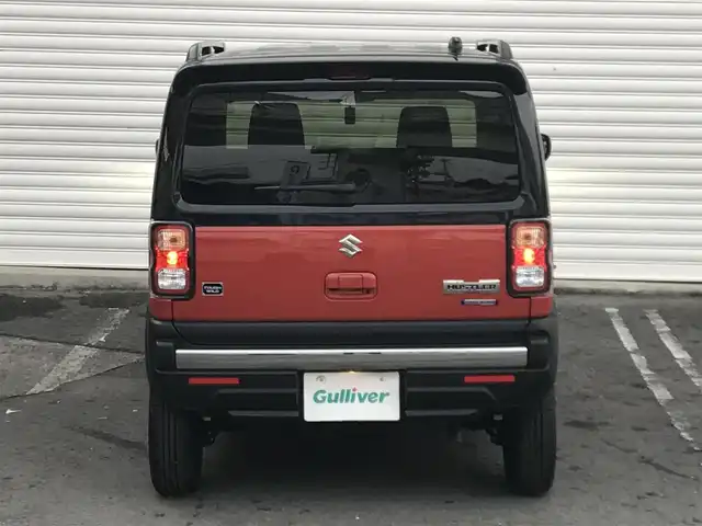 スズキ ハスラー タフワイルド・ターボ 和歌山県 2025(令7)年 0.1万km オレンジⅡ 走行距離　580km（登録時）/純正8インチナビ（CN-HZ8A5)/（AM、FM、CD、DVD、Bluetooth、USB、TV）/スズキセーフティーサポート/・デュアルカメラブレーキ/・車線逸脱抑制機能/・ハイビームアシスト/・アダプティブクルーズコントロール/・誤発進抑制機能/・リアパーキングセンサー/純正前後ドライブレコーダー/LEDヘッドライト/前席シートヒーター/純正15インチホイール/パーソナルテーブル/荷室内アクセサリーソケット/電動格納ミラー/ステアリングスイッチ/プッシュスタート/取扱説明書/保証書