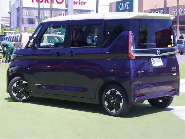日産 ルークス HWS X プロパイロットED 千葉県 2020(令2)年 5.9万km アメジストパープル/フローズンバニラパール 2トーン エマージェンシーブレーキ/プロパイロット/両側パワースライドドア/純正メモリーナビ/地デジTV/アラウンドビューモニター/ドライブレコーダー（DH5-D）/ステアリングスイッチ/ETC（2.0）/LEDヘッドライト/フォグライト/ウインカーミラー/コーナーセンサー/純正14インチアルミホイル/サイド/カーテンエアバッグ/インテリジェントキー