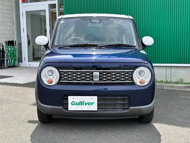 スズキ ラパン モード 宮城県 2020(令2)年 6.3万km ノクターンブルーパール/ホワイト 2トーンルーフ 全方位モニター用カメラパッケージ/ホワイトルーフ/ホワイトドアミラー/＝＝＝/ワンオーナー/デュアルセンサーブレーキサポート/誤発進抑制機能（後方含む）/車線逸脱警報機能/ふらつき警報機能/先行車発進お知らせ機能/後退時ブレーキサポート/標識認識機能/リアパーキングセンサー/ハイビームアシスト/純正8型SDナビ/【CD・DVD・SD・BT・フルセグTV】/全方位カメラ/前席シートヒーター/ベンチシート/革巻きステアリング/ステアリングスイッチ/アイドリングストップ/横滑り防止装置/コーナーセンサー/オートライト/HIDヘッドライト/電動格納ミラー/フロアマット/スマートキー/ETC