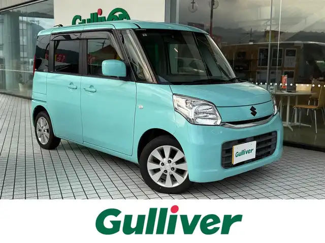 スズキ スペーシア X 京都府 2016(平28)年 10.7万km フレンチミントPM ワンオーナー/純正メモリーナビ、地デジ、Bluetooth/全方位モニター/ビルトインETC/ステアリングスイッチ/USB端子/運転席シートヒーター/左側パワースラドドア/ディスチャージ/スペアキー