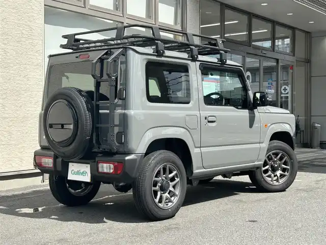 スズキ ジムニー XC 大阪府 2024(令6)年 0.6万km ミディアムグレー ワンオーナー/純正ディスプレイオーディオ/バックカメラ/レーンキープアシスト/衝突軽減システム/横滑り防止システム/クルーズコントロール/ヒーテッドミラー/シートヒーター/純正１６インチAW/ドライブレコーダー前後/ETC/保証書/取扱説明書/スペアキー