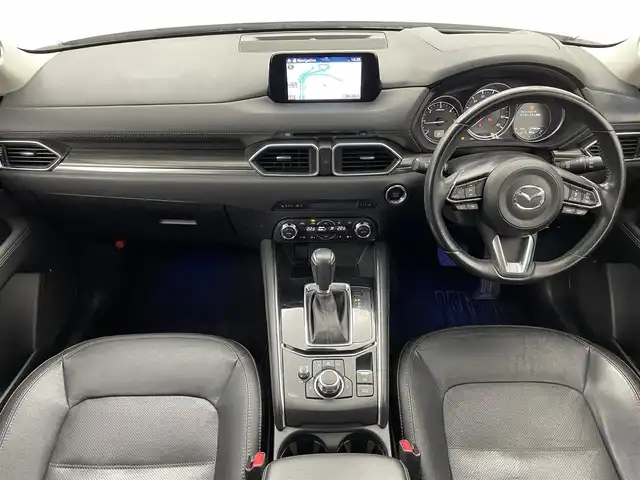 マツダ ＣＸ－５ XD Lパッケージ 熊本県 2017(平29)年 12.8万km スノーフレイクホワイトパールマイカ サンルーフ　/純正ナビ（ＣＤ・ＤＶＤ・ＢＴ・ＳＤ・ＵＳＢ）/バックカメラ　/ＥＴＣ　/レーダークルーズコントロール　/ＤＡＭＤエアロ（Ｆ・Ｓ・Ｒ）/前席シートヒーター　/前後クリアランスソナー/パワーバックドア/レーンキープアシスト/アイドリングストップ/ブラインドスポットモニター/純正フロアマット/純正19インチAW/オートライト/LEDヘッドライト/フォグランプ/スマートキー/プッシュスタート/スペアキー1本/保証書/取扱説明書