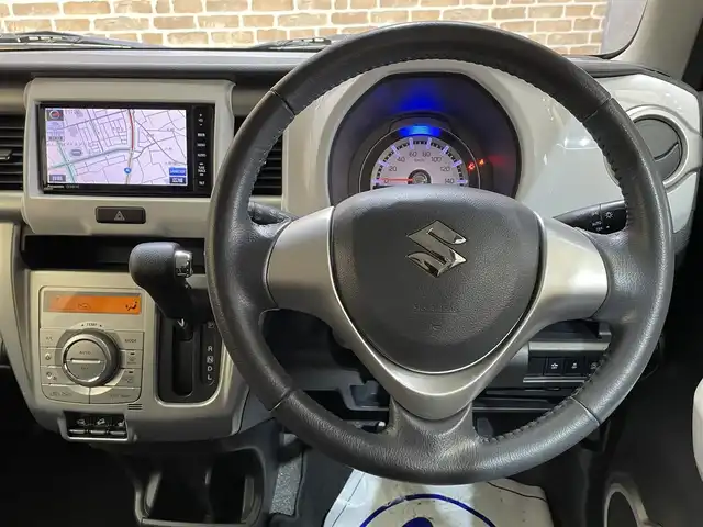 スズキ ハスラー X ターボ 岩手県 2014(平26)年 9.9万km ブルーイッシュブラックパール3 ４WD/ターボ/ヒルディセントコントロール/グリップコントロール/レーダーブレーキサポート/誤発進抑制機能/横滑り防止装置/アイドリングストップ/シートヒーター/オートエアコン/純正Panasonicナビ/フルセグTV/ETC/助手席アンダーボックス/オートライト/HIDヘッドライト/フォグライト/純正フロアマット