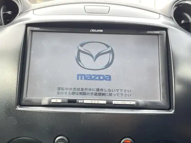 マツダ デミオ 13C－V 大阪府 2009(平21)年 7.3万km トゥルーレッド 社外ナビ/社外１４インチアルミ/オートライト/ＥＴＣ/純正マット