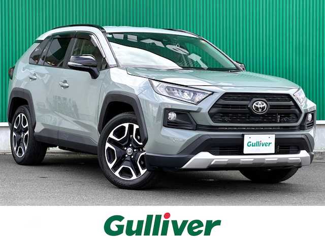 トヨタ ＲＡＶ４ アドベンチャー 宮城県 2020(令2)年 5.4万km アッシュグレーメタリック/アーバンカーキ 2トーンルーフ/・アッシュグレーメタリックルーフ/・アッシュグレーメタリックリアスポイラー/・ブラックドアミラー/インテリジェントクリアランスソナー/応急用スペアタイヤ/＝＝＝/セーフティセンス/・プリクラッシュセーフティ/・レーントレーシングアシスト/・レーダークルーズコントロール/・オートマチックハイビーム/・ロードサインアシスト/・先行車発進告知/純正9インチナビ（NSZT-Y68T）/・CD/DVD/・Bluetooth/・フルセグTV/・SD音楽録音機能/バックカメラ/ビルトインETC/ドライブレコーダー/ステアリングスイッチ/電動パーキングブレーキ/ブレーキホールド/LEDヘッドライト/フォグランプ/オートライト/スマートキー＆プッシュスタート/スペアキー/電動格納ミラー/ルーフレール/純正19インチAW/フロアマット/ドアバイザー/W/サイド/カーテンエアバッグ/取扱説明書