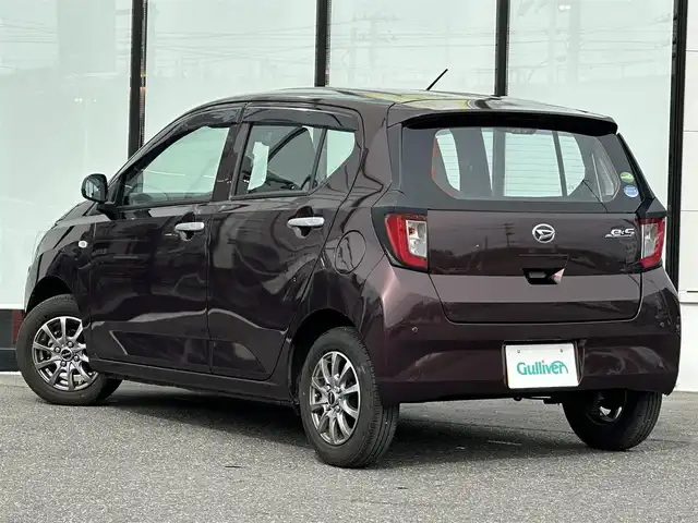 ダイハツ ミラ イース L SAⅢ 山形県 2020(令2)年 1.2万km プラムブラウンクリスタルマイカ 社外オーディオ　DEH-380/（CD/AUX）/オートハイビーム/アイドリングストップ/横滑り防止装置/衝突軽減軽減ブレーキ/ETC/ドアバイザー