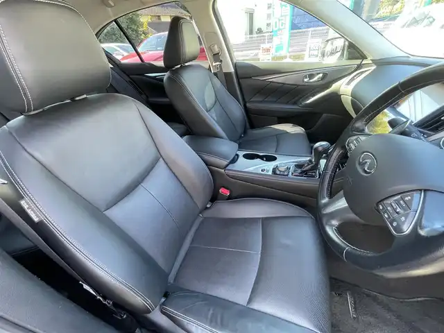 日産 スカイライン ハイブリッド 350GT Type SP 熊本県 2016(平28)年 6.2万km ハガネブルーM 純正ナビ/【フルセグTV/Bluetooth/CD/DVD】/アラウンドビューモニター/バックカメラ/レーダークルーズコントロール/純正19インチAW/黒レザーシート/パワーシート/シートヒーター/ステアリングスイッチ/パーキングセンサー/横滑り防止機能/革巻きステアリング/パドルシフト/ビルトインETC/前後ドライブレコーダー/純正フロアマット/プッシュスタート/スマートキー