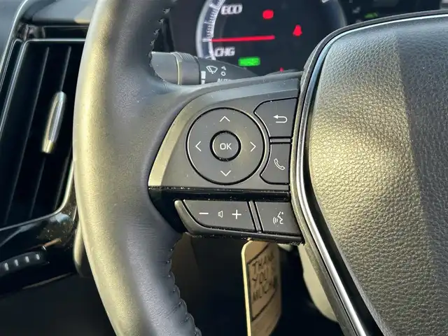 トヨタ クラウン ハイブリッド G－エグゼクティブ 愛知県 2019(令1)年 2.1万km ブラック トヨタセーフティーセンス/　・プリクラッシュセーフティ/　・レーントレーシングアシスト/　・レーダークルーズコントロール/　・ロードサインアシスト/　・アダプティブハイビームシステム/ブラインドスポット/サンルーフ/全方位カメラ/デジタルインナーミラー/純正ナビ/　・フルセグTV/　・Bluetooth/　・DVD/CD/　・AM/FM/　・USB/　・AUX/ドライブレコーダー（前後）/レザーシート/パワーシート（前席）/シートヒーター（前席）/シートクーラー（前席）/本革ステアリング/ステアリングヒーター/純正フロアマット/純正18インチAW/LEDヘッドライト/オートライト/カーテンエアバック/ビルトインETC/スマートキー