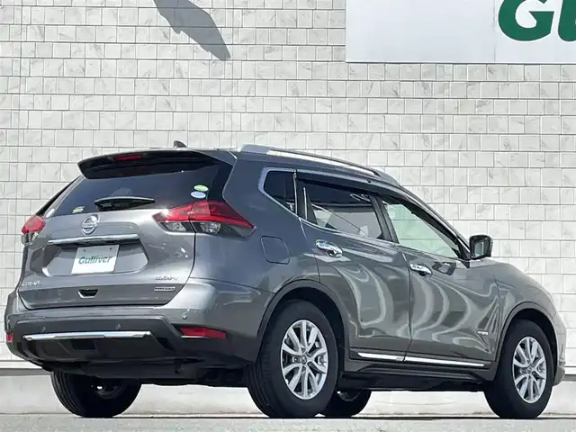 日産 エクストレイル ハイブリッド 20Xi 岩手県 2019(平31)年 10.6万km ダークメタルグレー 禁煙車/純正8インチナビ/→フルセグTV/Bluetooth/CD/DVD/FM/AM/全方位カメラ/バックカメラ/フリップダウンモニター/ETC/前方ドライブレコーダー/ルーフレール/パワーバックドア/プロパイロット/・レーンアシスト/・衝突軽減ブレーキ/・ブラインドスポットモニター/・レーダークルーズコントロール/・進入禁止警報/・クリアランスソナー/シートヒーター/ダウンヒルアシスト/ステアリングスイッチ/LEDヘッドライト/電子パーキングブレーキ/オートホールド/スマートキー/〇プッシュスタート/〇電動格納ミラー/〇ドアバイザー/〇フロアマット/オートライト/純正17インチアルミホイール