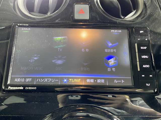 日産 ノート e－パワー X 福岡県 2018(平30)年 8万km ダークメタルグレー 社外7型SDナビ（フルセグTV/DVD/CD/BT）/全方位モニター/オートライト/LEDヘッドライト/デジタルインナーミラー/スマートキー/プッシュスタート/サイドバイザー/純正フロアマット