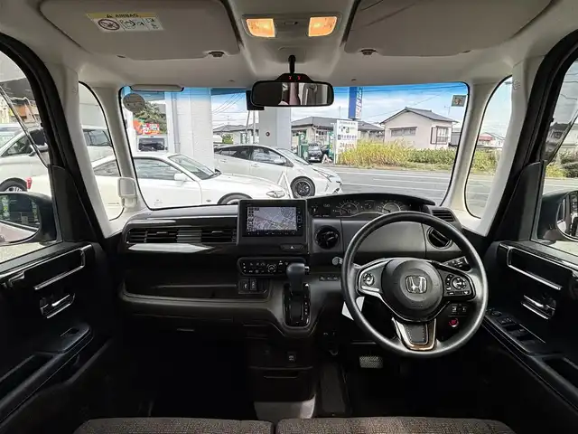 ホンダ Ｎ ＢＯＸ L コーディネートスタイル 熊本県 2021(令3)年 2.2万km ピーチブロッサムパール ワンオーナー/純正ナビ（VXM-214VFi）/【フルセグTV/CD/DVD/SD/BT】/バックカメラ/ホンダセンシング/衝突軽減ブレーキ/車線逸脱警報/先行車発進お知らせ/標識認識/前後ドライブレコーダー/両側パワースライドドア/D/Nシートヒーター/LEDオートヘッドライト/ヘッドライトレベライザー/純正フロアマット/純正ドアバイザー/スペアキー/取説書(車両・ナビ)/保証書