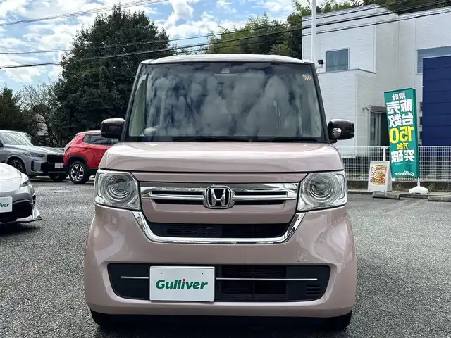 ホンダ Ｎ ＢＯＸ L コーディネートスタイル 熊本県 2021(令3)年 2.2万km ピーチブロッサムパール ワンオーナー/純正ナビ（VXM-214VFi）/【フルセグTV/CD/DVD/SD/BT】/バックカメラ/ホンダセンシング/衝突軽減ブレーキ/車線逸脱警報/先行車発進お知らせ/標識認識/前後ドライブレコーダー/両側パワースライドドア/D/Nシートヒーター/LEDオートヘッドライト/ヘッドライトレベライザー/純正フロアマット/純正ドアバイザー/スペアキー/取説書(車両・ナビ)/保証書