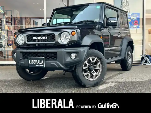 スズキ ジムニー シエラ JC 富山県 2024(令6)年 1.3万km 黒 社外ナビ/フルセグテレビ/Bluetooth接続/USB接続/AM/FMラジオ/DVD/CD再生/アイドリングストップ/プッシュスタート/クルーズコントロール/４WD/シートシートヒーター/オートエアコン/横滑り防止/衝突軽減/車線逸脱防止