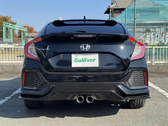 ホンダ シビック ハッチバック 兵庫県 2019(平31)年 3.6万km 黒 ホンダセンシング/社外ナビ/フルセグTV/バックカメラ/ETC/純正18インチアルミホイール/LEDヘッドライト/パドルシフト/シートヒーター/クルーズコントロール/ステアリングリモコン/スマートキー/プッシュスタート/ドアバイザー