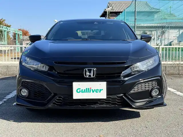 ホンダ シビック ハッチバック 兵庫県 2019(平31)年 3.6万km 黒 ホンダセンシング/社外ナビ/フルセグTV/バックカメラ/ETC/純正18インチアルミホイール/LEDヘッドライト/パドルシフト/シートヒーター/クルーズコントロール/ステアリングリモコン/スマートキー/プッシュスタート/ドアバイザー