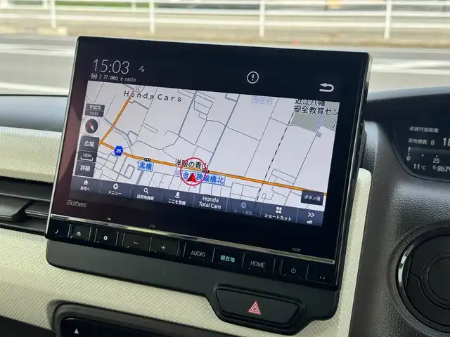 ホンダ Ｎ ＢＯＸ L ターボ 滋賀県 2023(令5)年 8.9万km プレミアムサンライトホワイトパール ワンオーナー/4WD/純正9インチフルセグナビ/　フルセグ Bluetooth AppleCarPlay CD DVD SD /バッッカメラ/ドライブレコーダー前後/ビルトインETC/両側パワースライドドア/純正フロアマット/純正ドアバイザー/スマートキー×2/プッシュスタート/Honda SENSING/衝突軽減ブレーキ（CMBS）/誤発進抑制機能/歩行者事故低減ステアリング/路外逸脱抑制機能/渋滞追従機能付アダプティブクルーズコントロール（ACC）車線維持支援システム（LKAS）/先行車発進お知らせ機能/標識認識機能/後方誤発進抑制機能/オートハイビーム/オートリトラミラー/アレルクリーンプラスシート/前席用i-サイドエアバッグシステム/　＋サイドカーテンエアバッグシステム(前席/後席対応)/運転席＆助手席シートバックテーブル/運転席＆助手席シートヒーター/