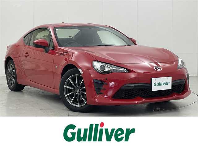 トヨタ ８６ G 茨城県 2019(令1)年 0.9万km ピュアレッド ７インチ純正ナビＴＶ/バックカメラ/６ＭＴ/衝突安全ボディ/横滑り防止システム/アンチロックブレーキ