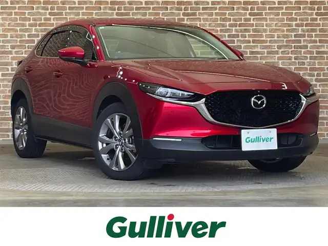 マツダ ＣＸ－３０ XD Lパッケージ 岩手県 2019(令1)年 4.7万km ソウルレッドクリスタルM ４WD/ディーゼルターボ/360°ビューモニター/本革シート/オフロードトラクションアシスト/i-ACTIVSENSE/マツダレーダークルーズコントロール/クルージング＆トラフィックサポート/スマートブレーキサポート/パーキングセンサー/ブラインドスポットモニタリングシステム/アダプティブLEDヘッドライト/横滑り防止装置/アイドリングストップ/パドルシフト/運転席パワーシート/前席シートヒーター/ステアリングヒーター/ヘッドアップディスプレイ/純正ナビ/（CD/DVD/フルセグ/USB/HDMI/Bluetooth/AppleCarPlay/AndroidAuto）/リヤフォグランプ/純正18インチアルミホイール