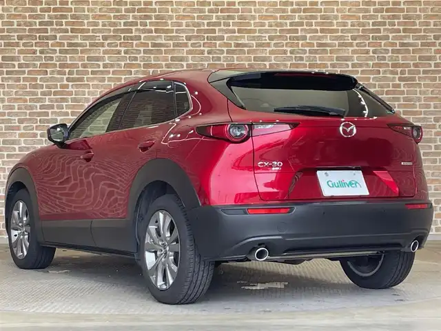 マツダ ＣＸ－３０ XD Lパッケージ 岩手県 2019(令1)年 4.7万km ソウルレッドクリスタルM ４WD/ディーゼルターボ/360°ビューモニター/本革シート/オフロードトラクションアシスト/i-ACTIVSENSE/マツダレーダークルーズコントロール/クルージング＆トラフィックサポート/スマートブレーキサポート/パーキングセンサー/ブラインドスポットモニタリングシステム/アダプティブLEDヘッドライト/横滑り防止装置/アイドリングストップ/パドルシフト/運転席パワーシート/前席シートヒーター/ステアリングヒーター/ヘッドアップディスプレイ/純正ナビ/（CD/DVD/フルセグ/USB/HDMI/Bluetooth/AppleCarPlay/AndroidAuto）/リヤフォグランプ/純正18インチアルミホイール