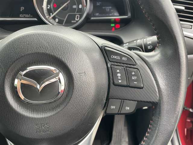 マツダ アクセラ スポーツ 15S ツーリング 熊本県 2014(平26)年 10.3万km ソウルレッドプレミアムメタリック プッシュスタート/純正ナビ/（CD・DVD・フルセグTV）/バックカメラ/ETC/純正16インチAW/レーダークルーズ/パドルシフト/オートライト/フォグライト/横滑り防止装置/ウィンカーミラー/純正フロアマット/ドアバイザー/新車保証書/取扱説明書/スマートスペアキー×1本