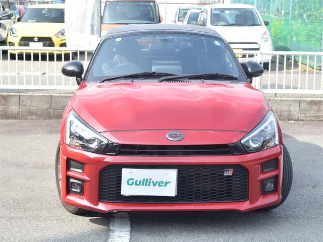 ダイハツ コペン GRスポーツ 兵庫県 2022(令4)年 1万km 赤 ワンオーナー/OPHKSマフラー/9インチディスプレイオーディオ/バックカメラ/ETC/ドライブレコーダー前後/純正BBSアルミホイール/LEDヘッドライト/スマートキー/プッシュスタート/カーボン調ルーフラッピング